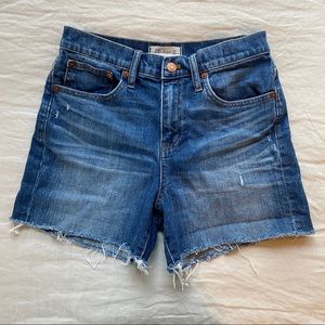 madewell denim shorts size 26
